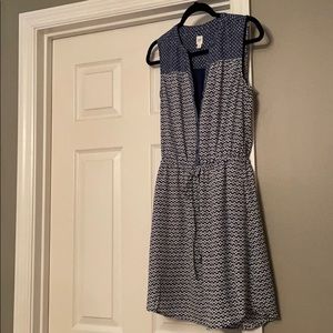 Gap XS short dress tie waist